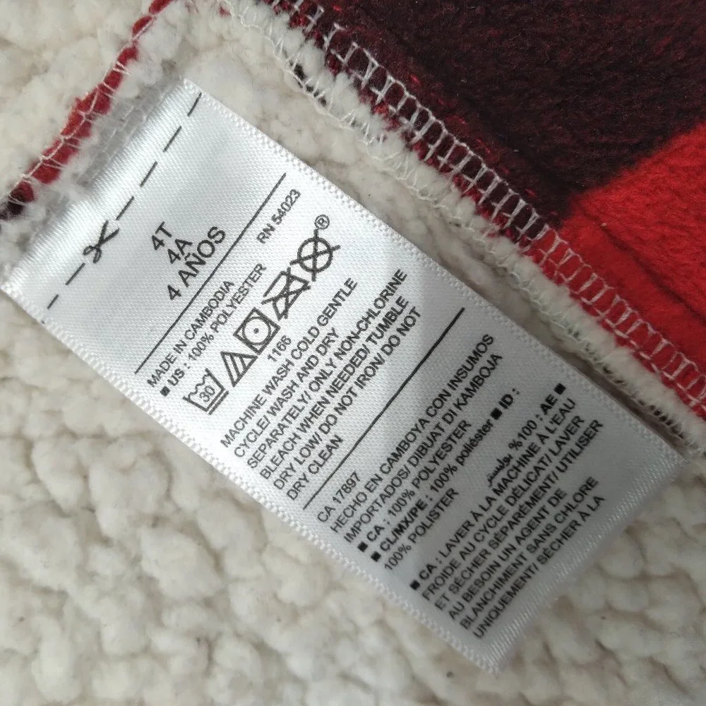 Old Navy Sherpa Lined Plaid Jacket